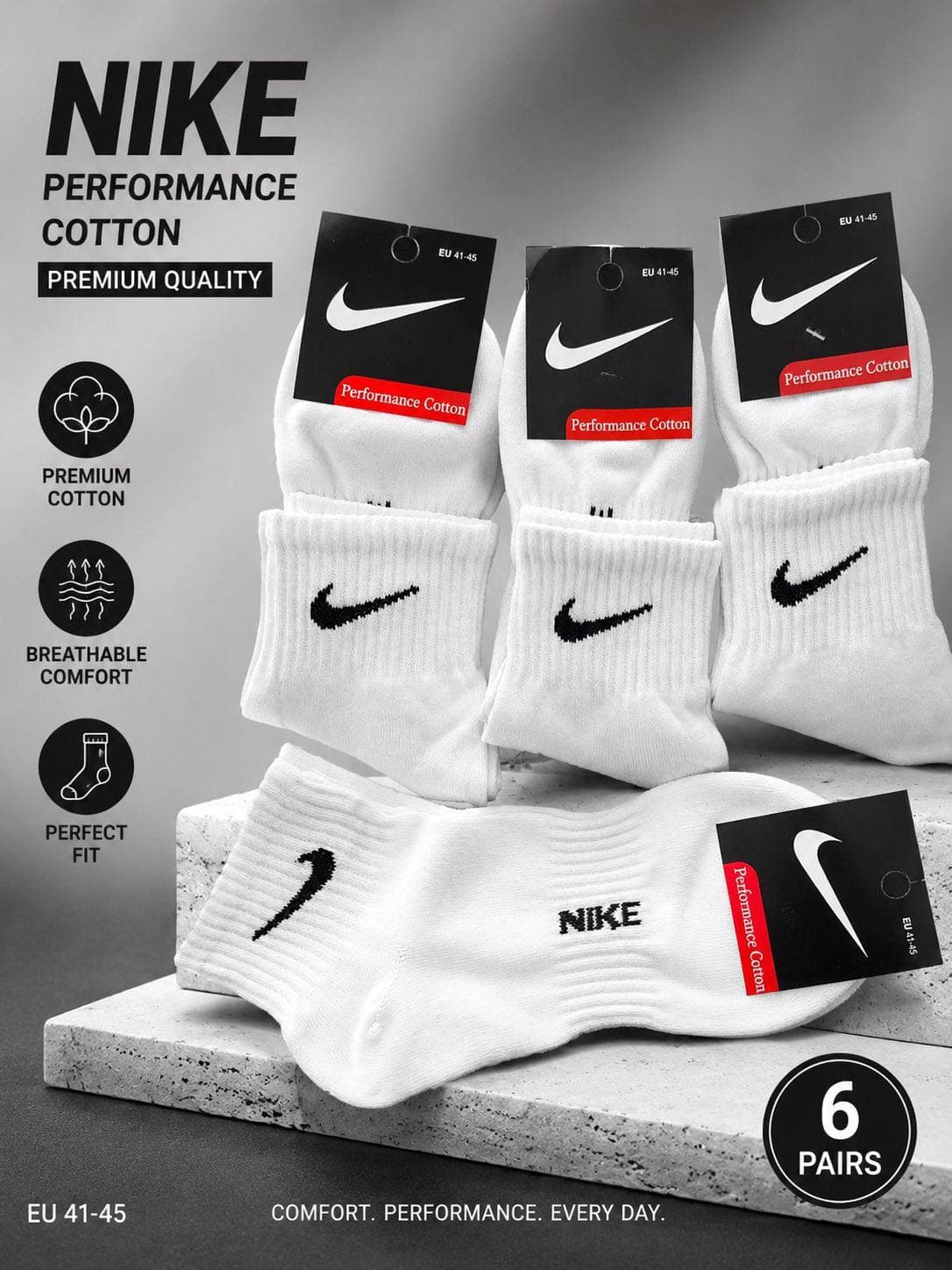 Шкарпетки Шкарпетки Nike Performance Cotton